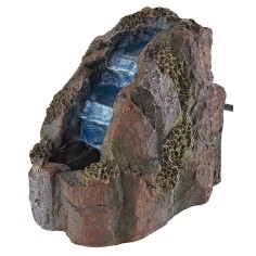 Working resin waterfall with rock effect 9x12x11.5 cm h 2