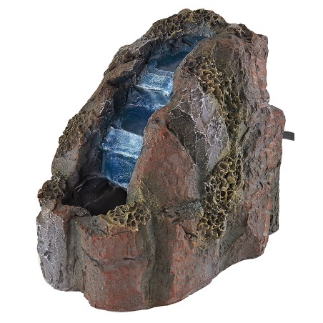 Working resin waterfall with rock effect 9x12x11.5 cm h