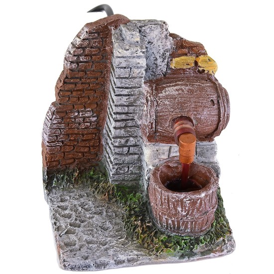 Botte in resina funzionante cm 9,5x12,5x11 h botti, Botte