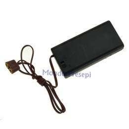 Portapilas con interruptor para luces y linternas - PT-K