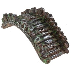 Puente de resina efecto madera de 5x13x4,8 cm de altura, resina. 2