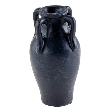 Ánfora antracita de resina ø 2,4x4,7 h resina, altura