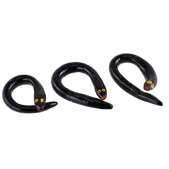 Set 3 anguille in terracotta ø 5 mm