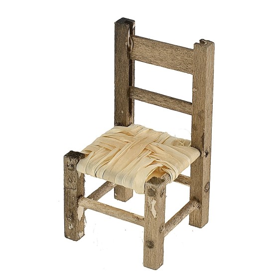 Sedia in legno cm 2,3x2,2x4,3 h