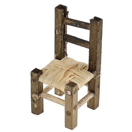 Sedia in legno cm 1,8x1,8x3,6 h altezza, legno, statue