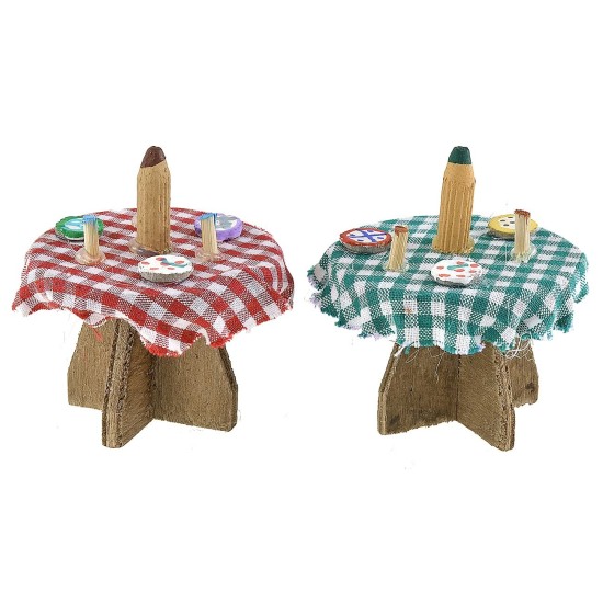 Round table set in assorted colors ø 4.8x3.5 h