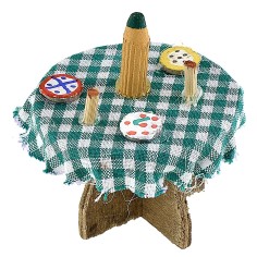 Round table set in assorted colors ø 4.8x3.5 h 2