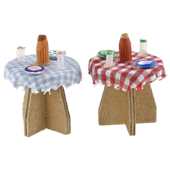 Round table set in assorted colors ø 3.7x3.6 h