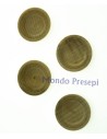 Juego de 4 platos ø cm 2 en madera