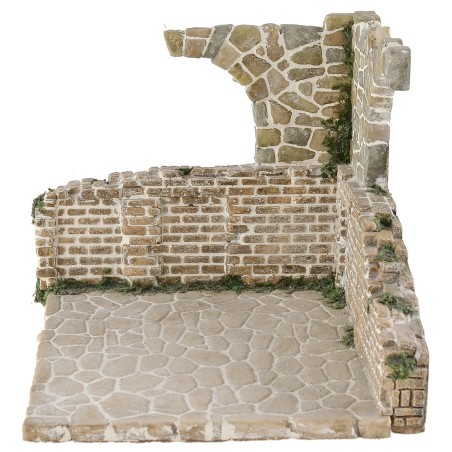 Ambientazione in resina per presepe cm 20x17,5x16 h presepe