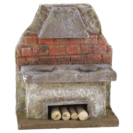 Cucina con cappa cm 12x6x14,5 h per statue cm 12 statue