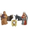 Nativity 5 subjects series 8 cm Landi Moranduzzo