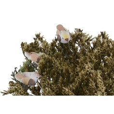 Albero cm 25 con 4 uccellini in movimento pianta, base 2