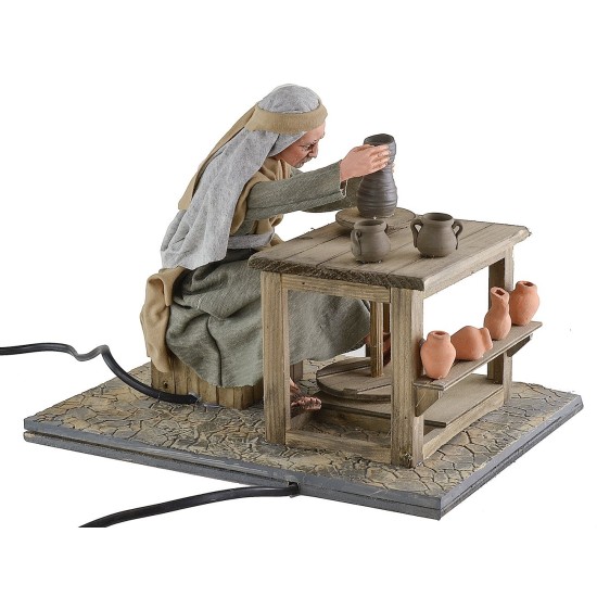 Vasaio seduto orientale doppio movimento serie 30 cm