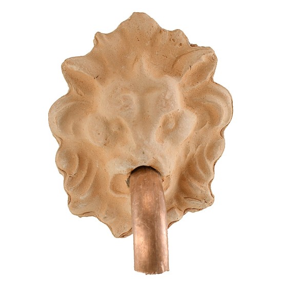 Testa di leone con beccuccio per fontana cm 3,5x4,4 h