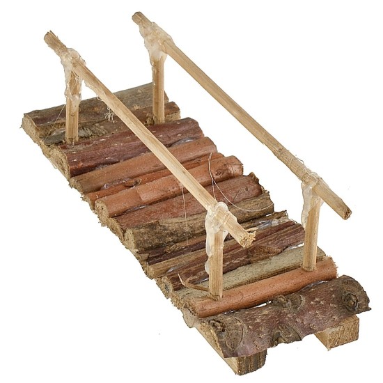 Ponte in legno per presepe cm 3,5x10x3,3 h