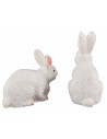 Conjunto de 2 conejos Oliver para estatuas de 15-20 cm