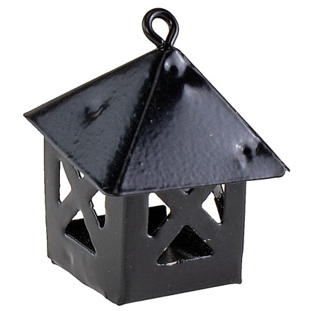Lanterna nera in metallo cm 2,7x2,7x3,2 h metallo, altezza