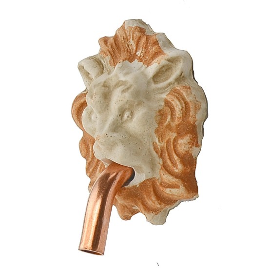 Testa di leone per fontana cm 3,9x4,8 h