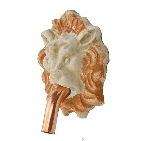 Testa di leone per fontana cm 3,9x4,8 h