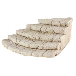 Scala angolare in gesso dipinto cm 14x10x4 h