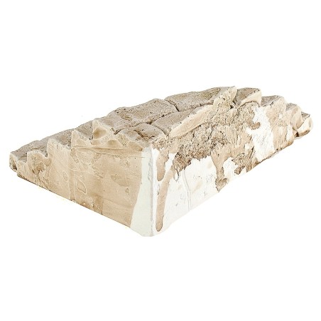 Scala angolare in gesso dipinto cm 14x10x4 h scalinate