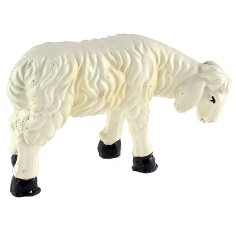 Oveja con rayas amarillas cabeza baja para estatuas de 15 cm. 2