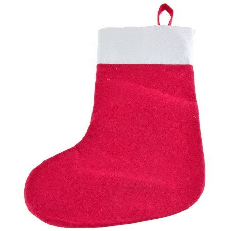 White-red stocking with Epiphany assorted models 26x37.5 cm h