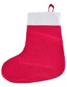 Calza bianco e rossa con befana modelli assortiti cm 26x37,5 h