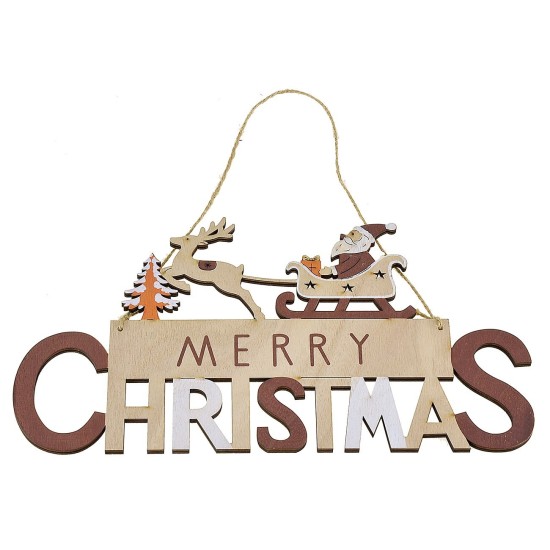 Appendino Merry Christmas cm 30x0,5x17 h