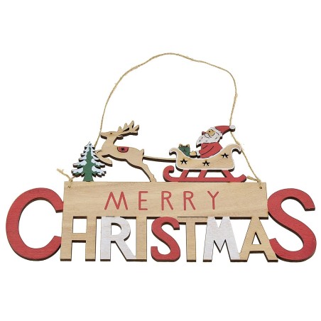 Colgador Feliz Navidad cm 30x0,5x17 h colgador puerta