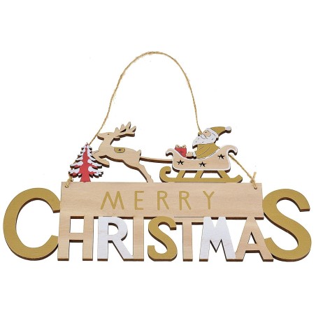 Appendino Merry Christmas cm 30x0,5x17 h appendino porta