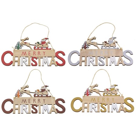 Appendino Merry Christmas cm 30x0,5x17 h appendino porta