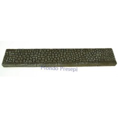 Nuevo Bordillo para calle recta en resina cm 25,5x4,5