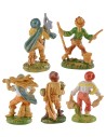 Set 5 pastori cm 4 per presepe