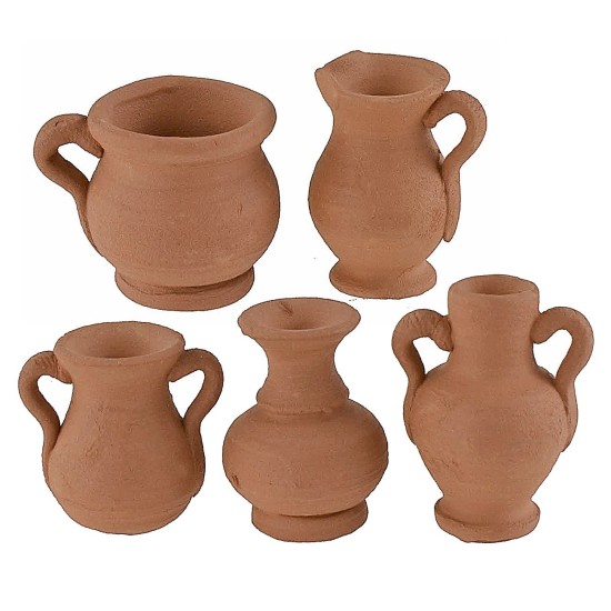 Set 5 amphorae h 2-1,5 cm