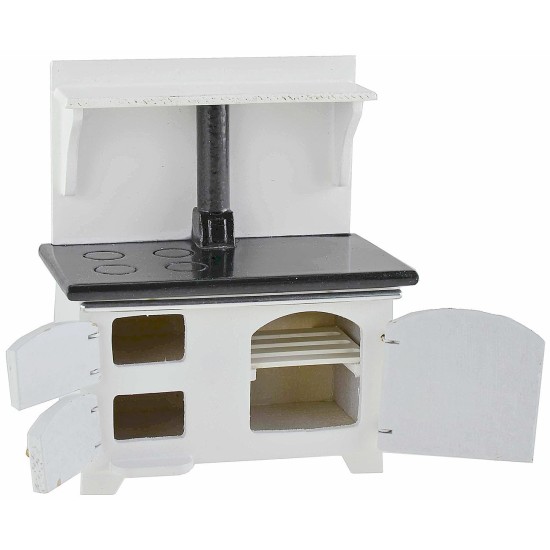 Stufa bianca per cucina cm 9,5x5x11,5 h accessori casa delle