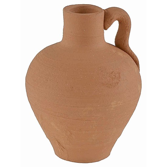 Brocca in terracotta h 5,3 cm caraffa, terracotta, altezza