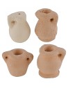 Set de 4 ánforas de terracota h 1,4-1,9 cm