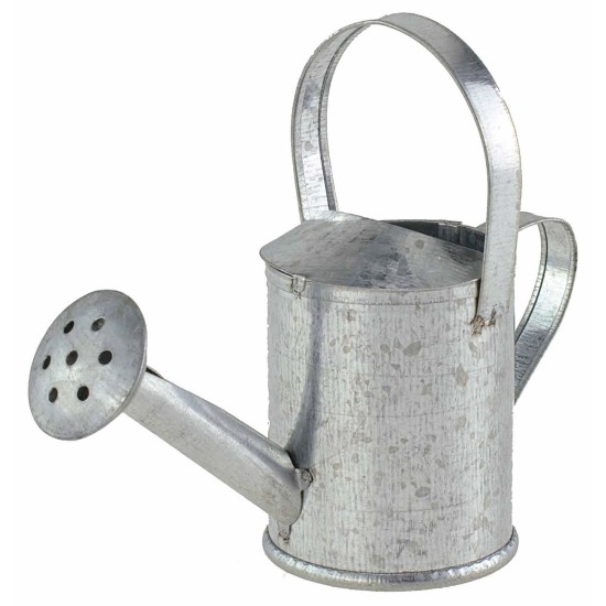 Metal watering can 9x3.5x7.6 cm h nativity scene accessories