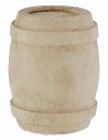 Wooden barrel cm ø 3x3.7 h nativity scene accessories