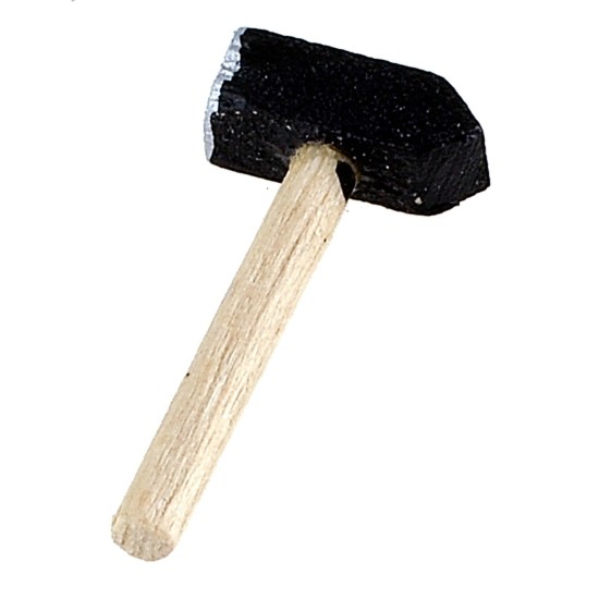 Martillo cm 2,6 miniaturas belén madera, belén, martillo