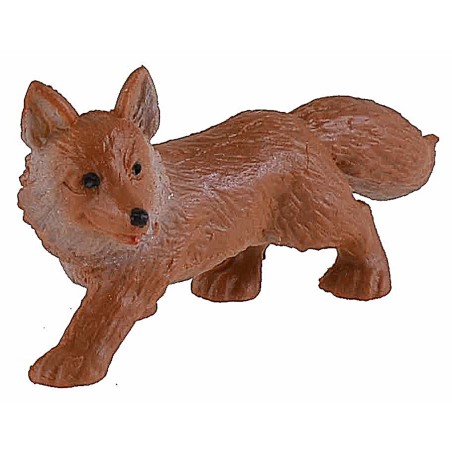 Volpe rossa 6,7 cm altezza, rossa, volpe, usato, animale