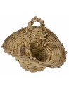 Basket with edge and handle 5.5x4x4.5 cm h nativity scene small