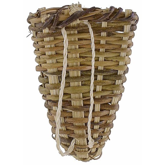 Gerla in vimini cm 4,3x3,2x6,2 h minuterie presepe vimini