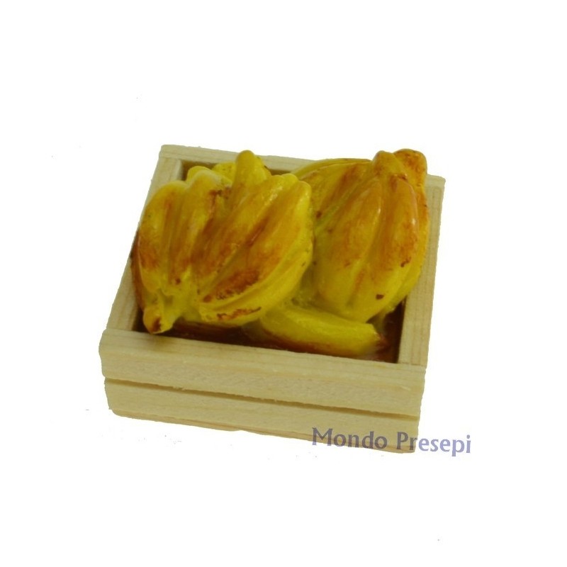 Cassetta lux banane cm 3x2,8 Mondo Presepi
