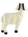 Sheepskin with yellow streaks for statues 15-20 cm