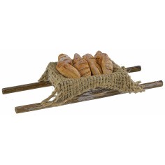 Manilla de madera con pan de altura, estatuas, pan, manilla 2