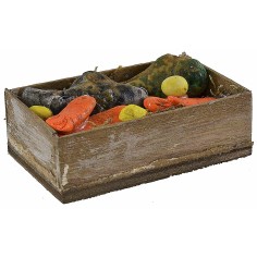 Cassetta in legno con pesce misto cm 7x4x2,2 h 2