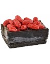 Caja de madera con tomates cm 3,4x2x1,4 h